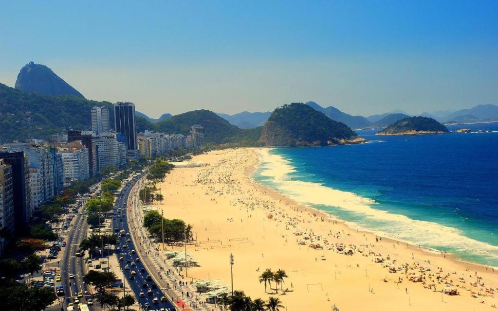 Copacabana 3 Suites, Andar Alto Com Vista Mar, 9 Camas, Enorme, Wifi 300Mb, Ar Condicionado Em Todas Suites, Pauloangerami Mvc1812 里约热内卢 外观 照片
