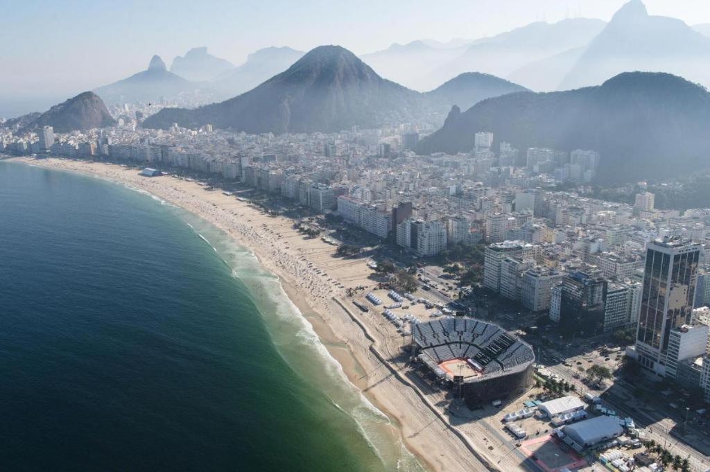 Copacabana 3 Suites, Andar Alto Com Vista Mar, 9 Camas, Enorme, Wifi 300Mb, Ar Condicionado Em Todas Suites, Pauloangerami Mvc1812 里约热内卢 外观 照片