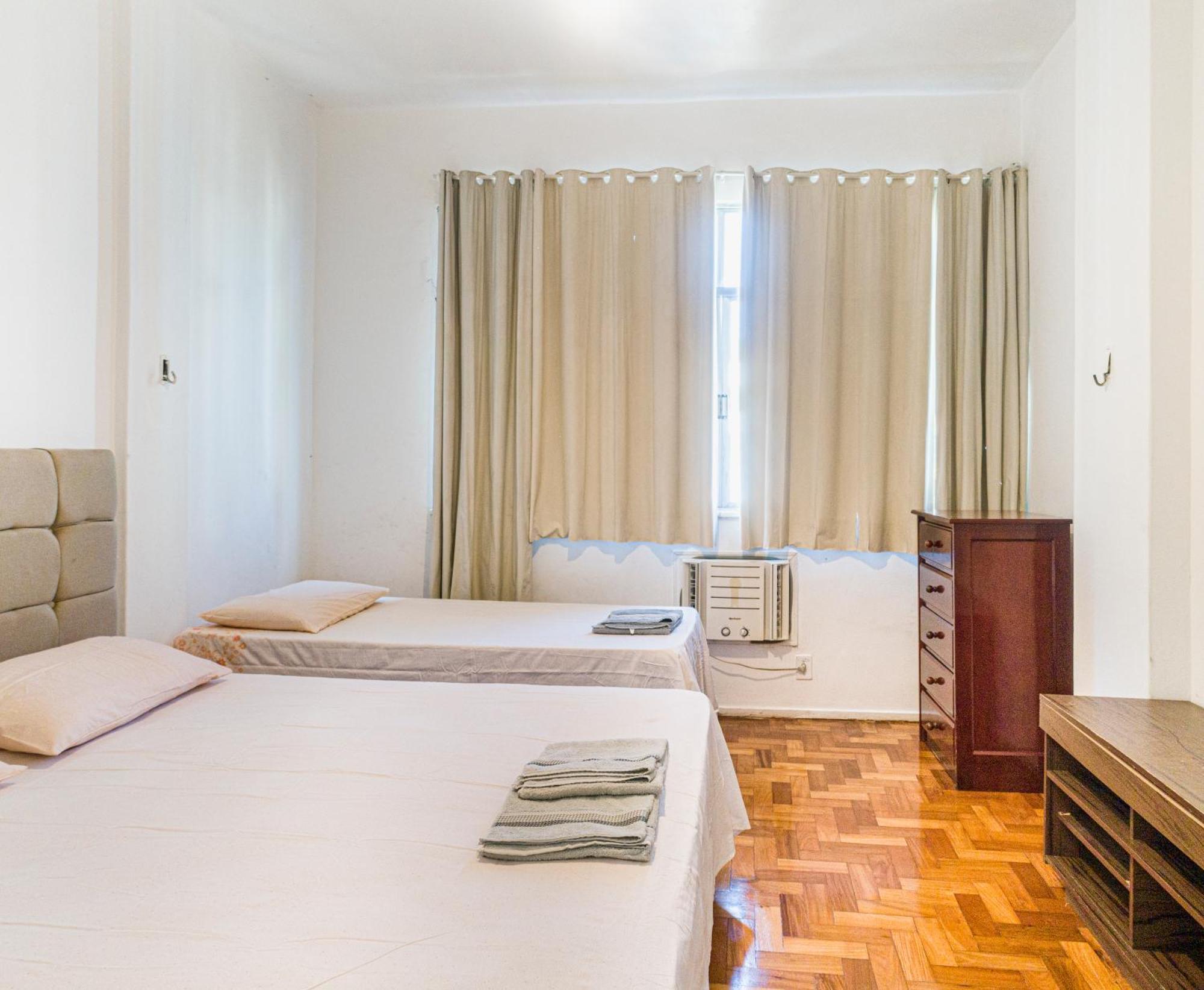 Copacabana 3 Suites, Andar Alto Com Vista Mar, 9 Camas, Enorme, Wifi 300Mb, Ar Condicionado Em Todas Suites, Pauloangerami Mvc1812 里约热内卢 外观 照片