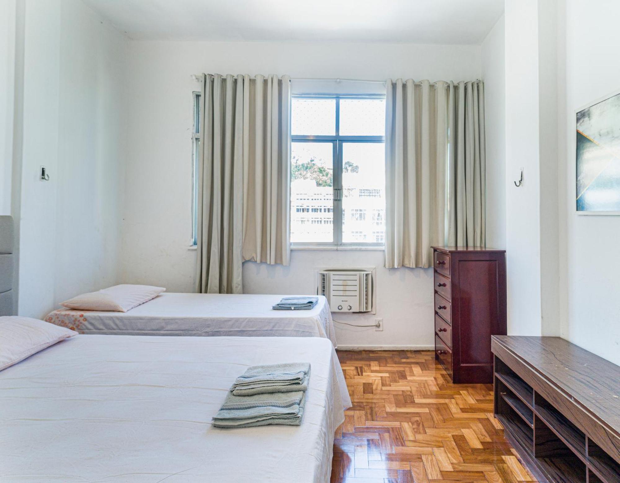 Copacabana 3 Suites, Andar Alto Com Vista Mar, 9 Camas, Enorme, Wifi 300Mb, Ar Condicionado Em Todas Suites, Pauloangerami Mvc1812 里约热内卢 外观 照片